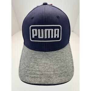 Puma Greenskeeper II Cap Peacoat Medium Gray‎ Heather Adjustable Strap NEW